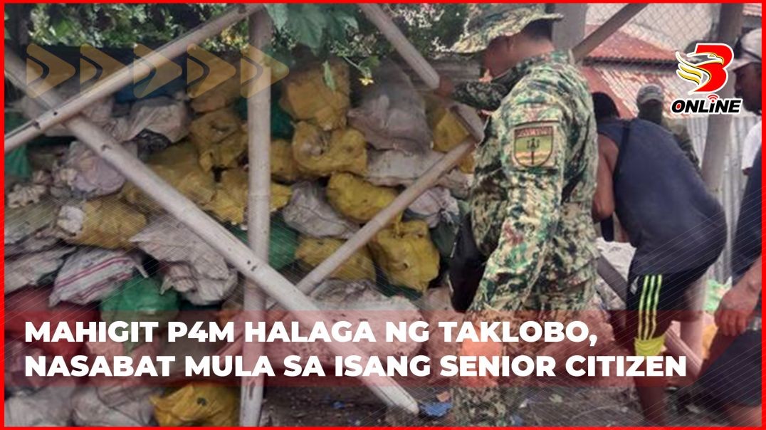 Mahigit P4M halaga ng taklobo, nasabat mula sa isang senior citizen