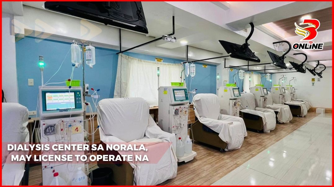 Dialysis center sa Norala, may license to operate na