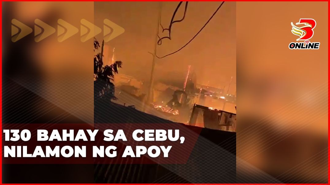 130 bahay sa Cebu, nilamon ng apoy