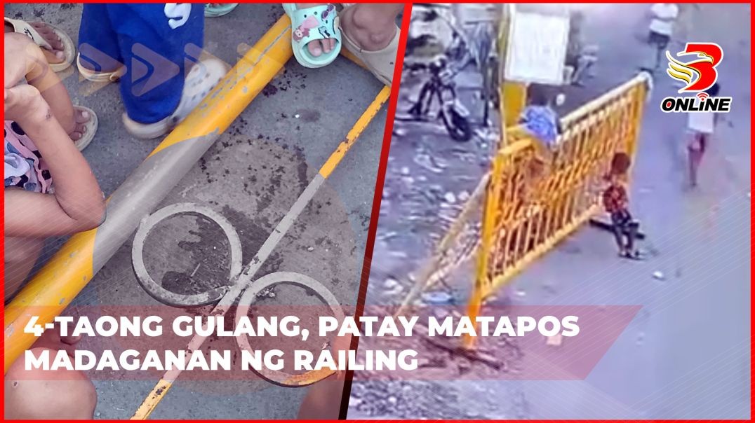 4-taong gulang, patay matapos madaganan ng railing
