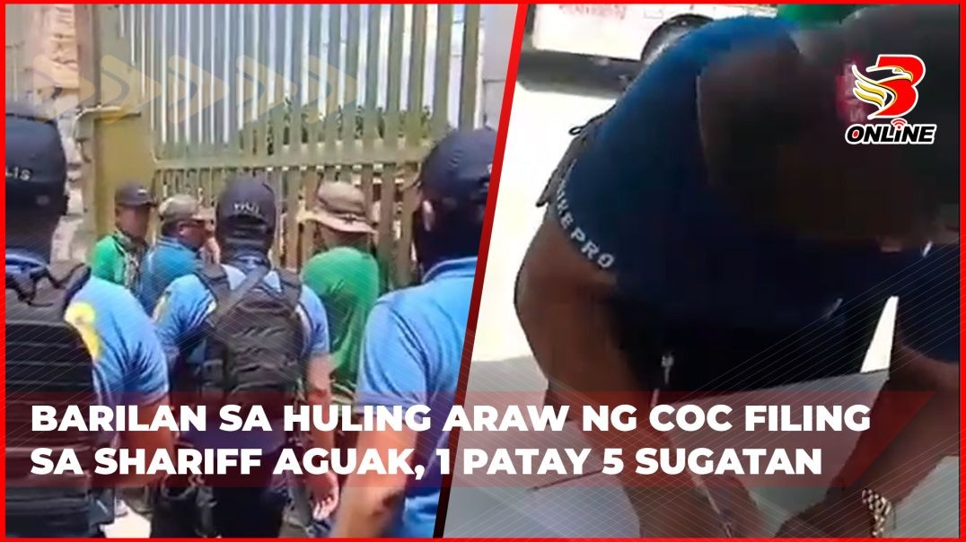 Barilan sa huling araw ng COC filing sa Shariff Aguak, 1 patay 5 sugatan