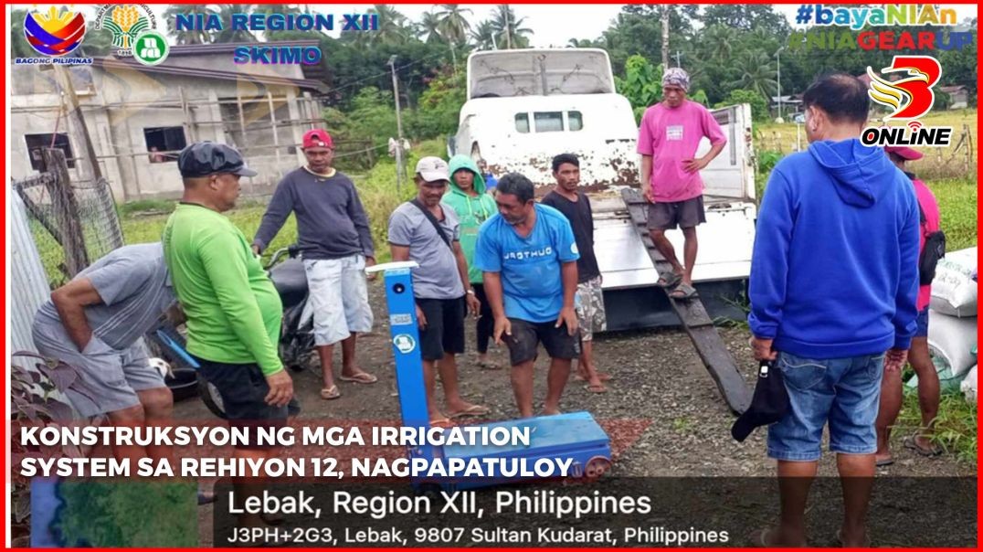 ⁣Konstruksyon ng mga iralexrigation system sa rehiyon 12, nagpapatuloy