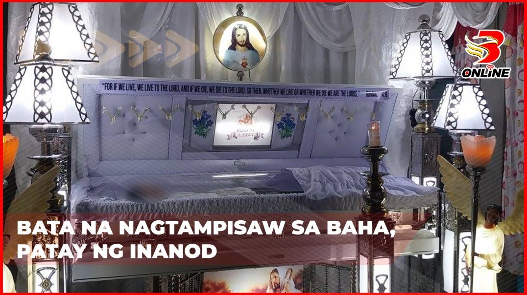 Bata na nagtampisaw sa baha, patay ng inanod