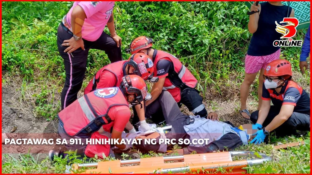 ⁣Pagtawag sa 911, hinihikayat ng PRC So.Cot