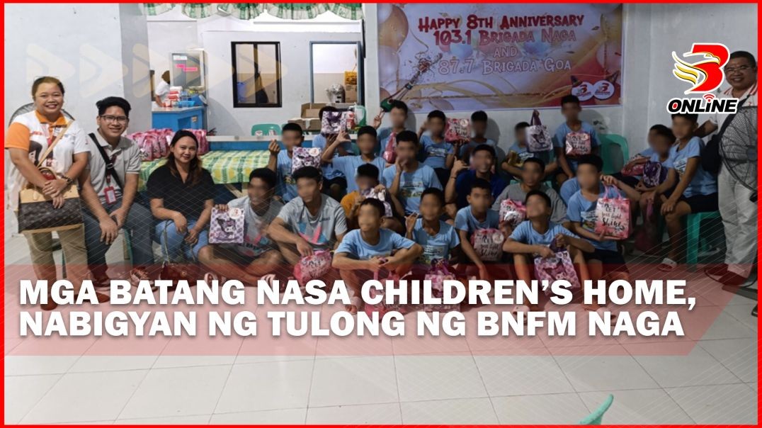 Mga batang nasa Children’s Home nabigyan ng tulong ng BNFM Naga