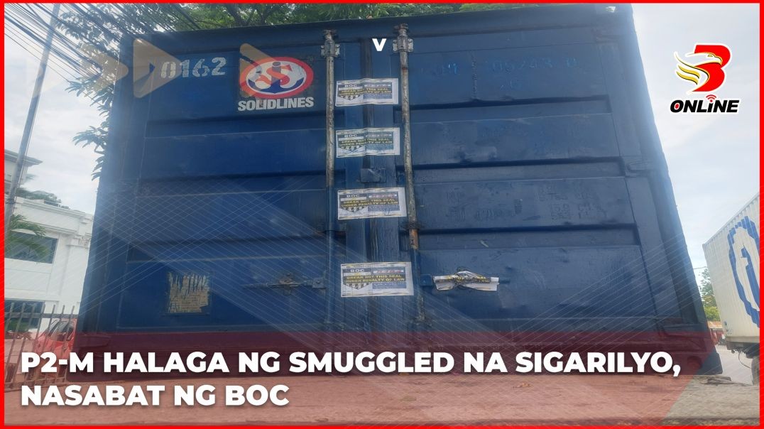 P2-M halaga ng smuggled na sigarilyo, nasabat ng PNP at BOC 10
