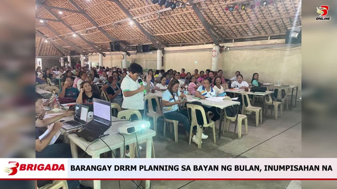 ⁣Barangay DRRM Planning sa Bayan ng Bulan, Inumpisahan na