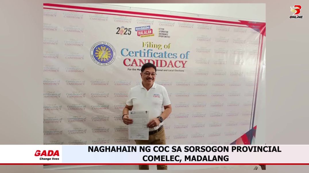 Naghahain ng COC sa Sorsogon Provincial Comelec, madalang