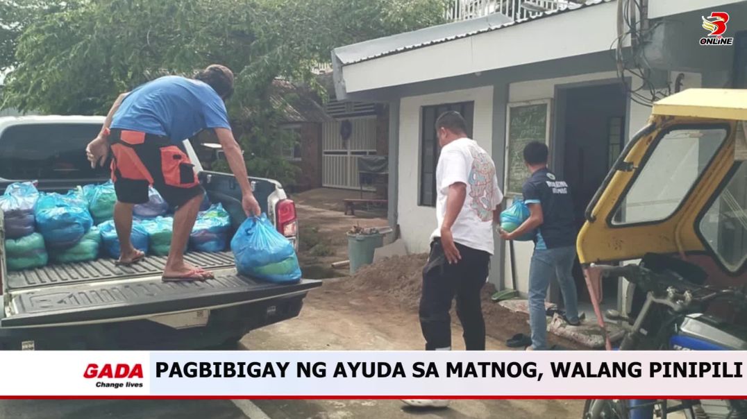 Pagbibigay ng ayuda sa Matnog, walang pinipili