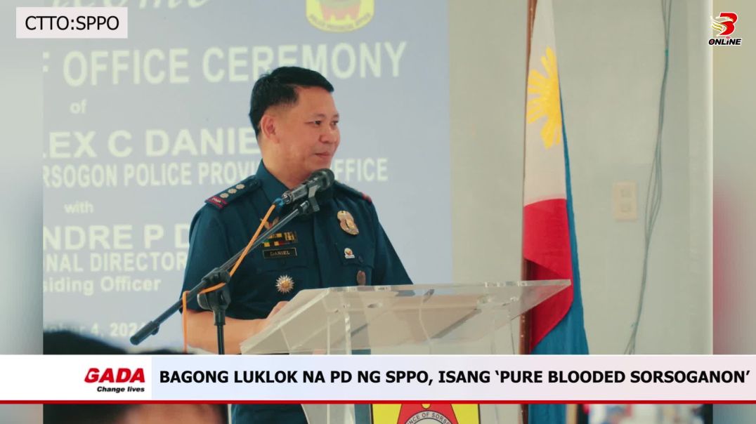 Bagong Luklok na PD ng SPPO, isang ‘Pure Blooded Sorsoganon’
