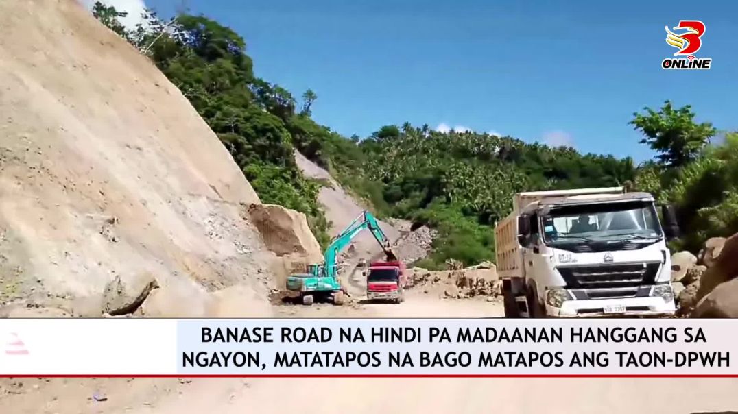 ⁣Banase road na hindi pa madaanan hanggang sa ngayon, matatapos na bago matapos ang taon-DPWHBanase r