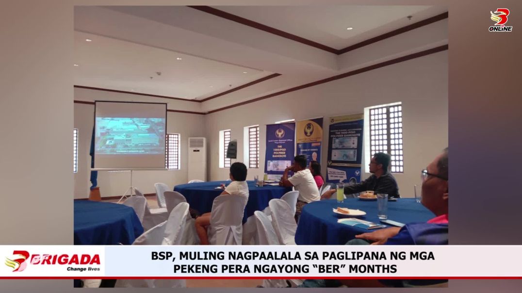 ⁣BSP, Muling Nagpaalala sa Paglipana ng mga Pekeng Pera ngayong “ber” Months