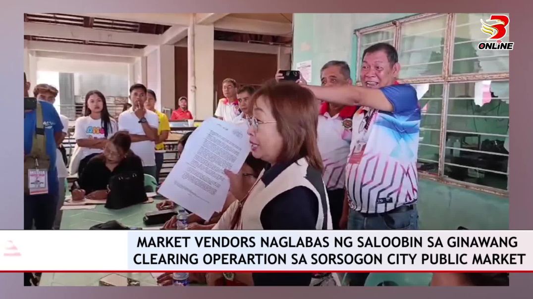 ⁣Market vendors naglabas ng saloobin sa ginawang clearing operartion sa Sorsogon City Public Market