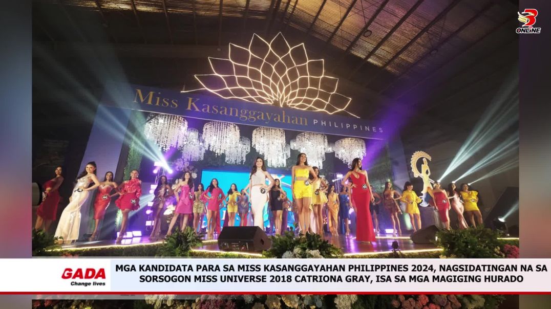 ⁣Mga kandidata para sa Miss Kasanggayahan Philippines 2024, nagsidatingan na sa Sorsogon; Miss Univer