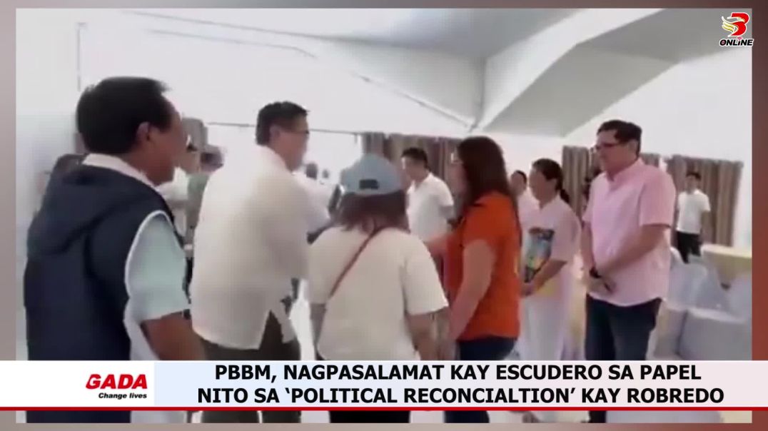 ⁣PBBM, nagpasalamat kay Escudero sa papel nito sa ‘political reconcialtion’ kay Robredo