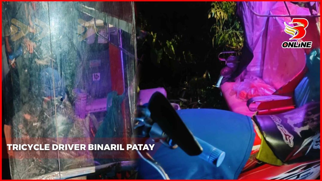 Tricycle driver binaril patay