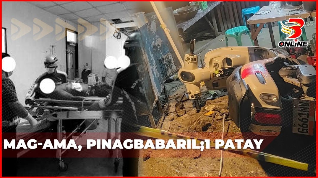 Mag-ama, pinagbabaril;1 patay