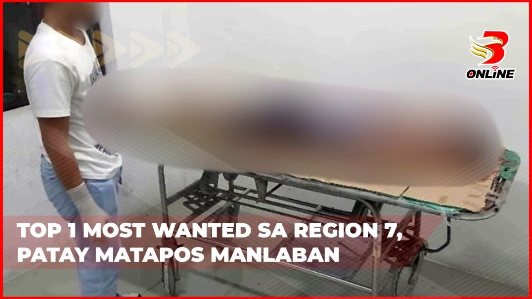 ⁣Top 1 Most Wanted sa Region 7, patay matapos manlaban