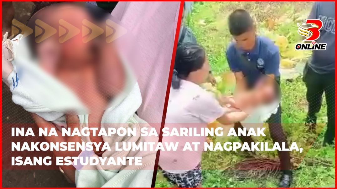 ⁣Ina na nagtapon sa sariling anak nakonsensya lumitaw at nagpakilala, isang estudyante