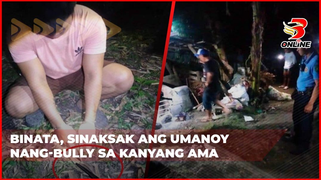Binata, sinaksak ang umanoy nang-bully sa kanyang ama