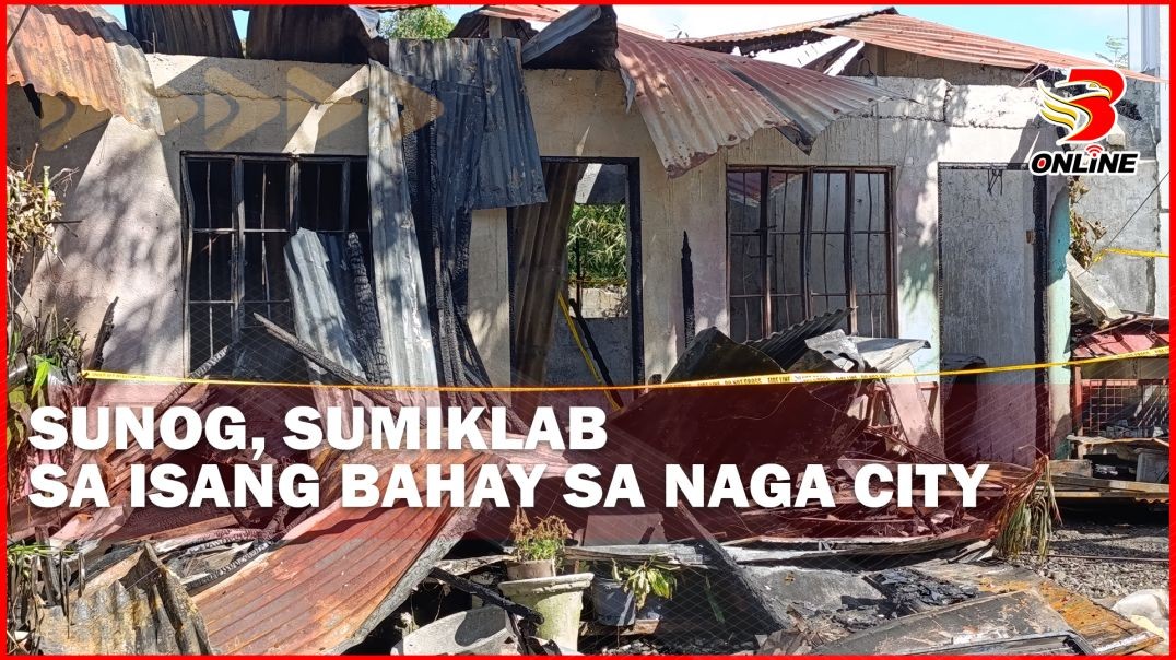 Sunog, sumiklab sa isang bahay sa Naga City