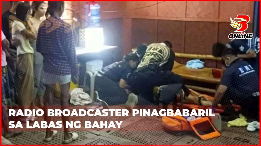 Radio broadcaster pinagbabaril sa labas ng bahay