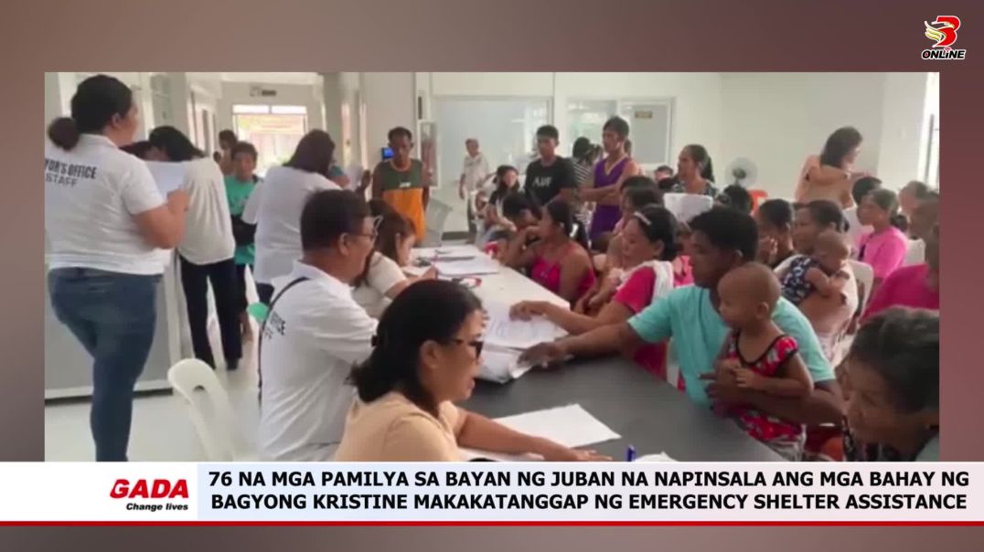 76 na mga pamilya sa Bulan, Sorsogon na napinsala ang mga bahay dahil sa bagyong ‘Kristine’, makatat