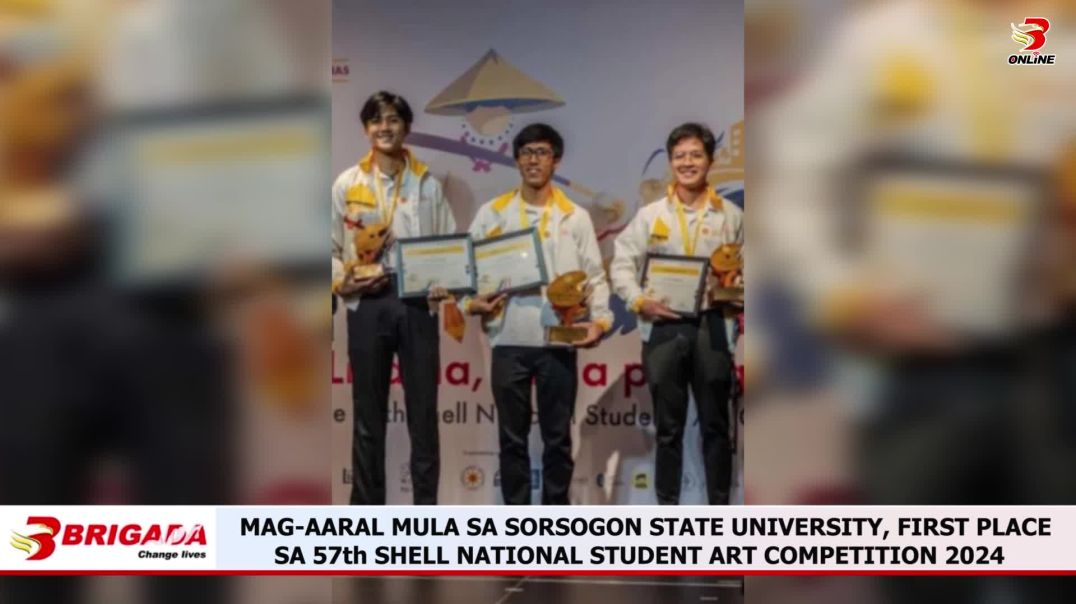 ⁣Mag-Aaral mula sa Sorsogon State University, First Place sa 57th Shell National Student Art Competit