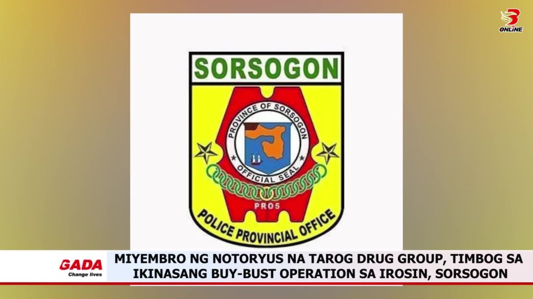 ⁣Miyembro ng notoryus na Tarog Drug Group, timbog sa ikinasang buy-bust operation sa Irosin, Sorsogon