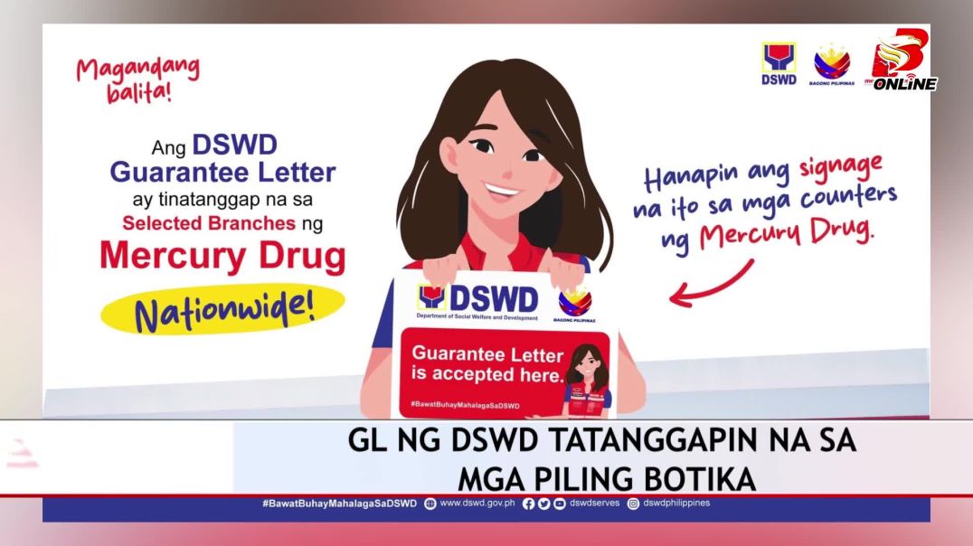 ⁣GL ng DSWD Tatanggapin na sa mga Piling Botika