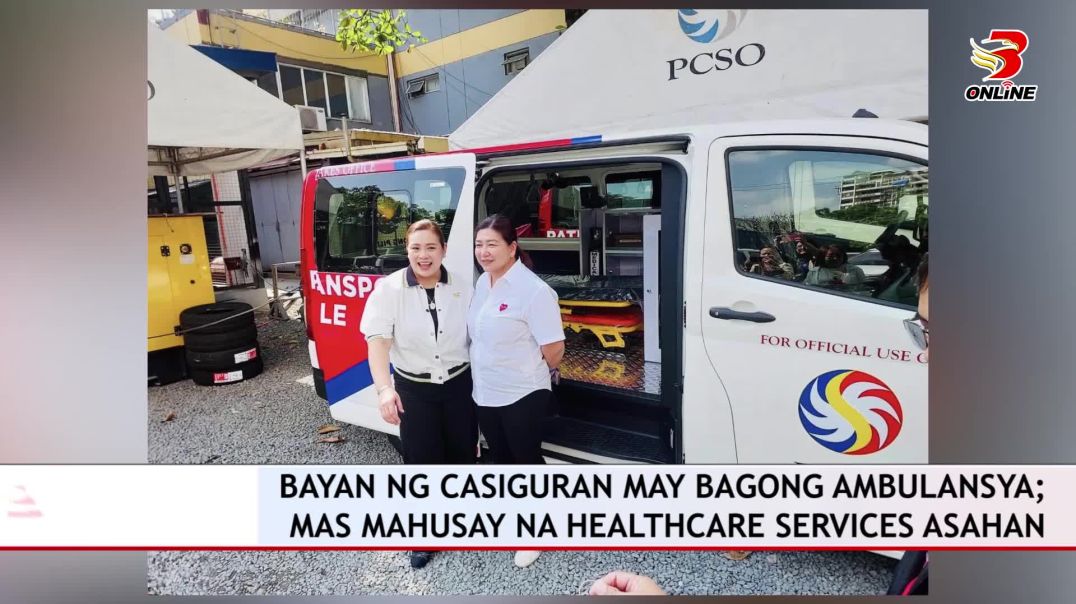 ⁣Bayan ng Casiguran may Bagong Ambulansya; mas Mahusay na Healthcare Services Asahan