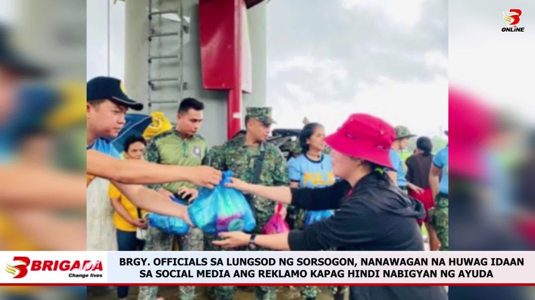 Brgy. Officials sa Lungsod ng Sorsogon, Nanawagan na Huwag Idaan sa Social Media ang Reklamo Kapag h