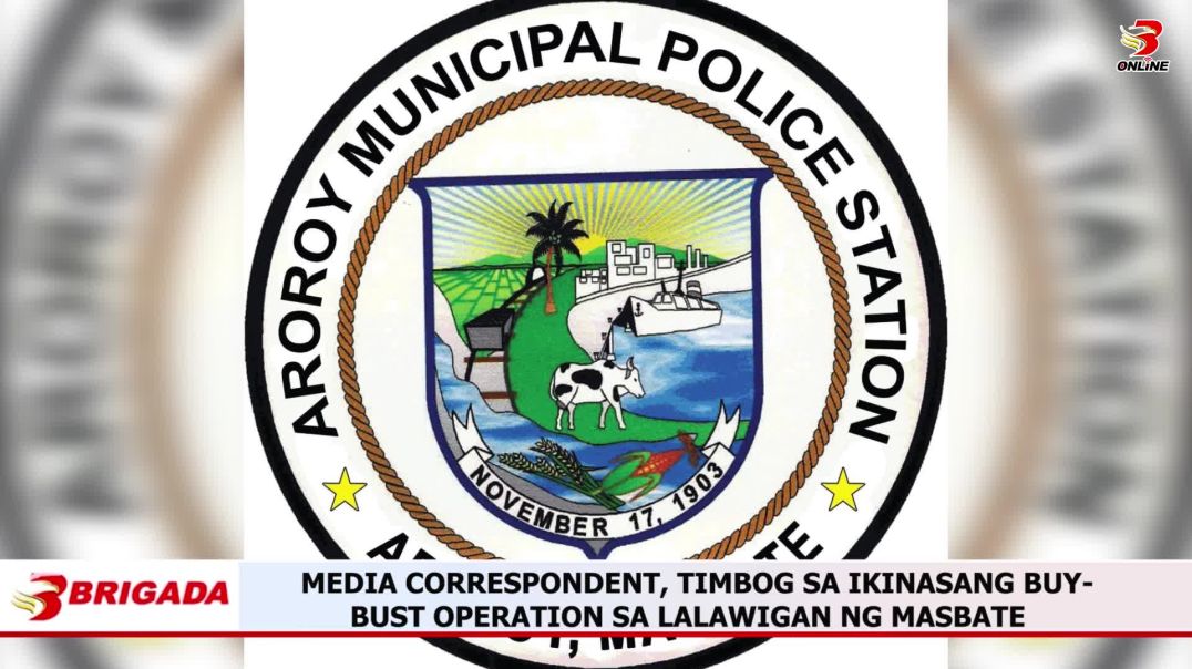 Media Correspondent, Timbog sa Ikinasang Buy-Bust Operation sa Lalawigan ng Masbate