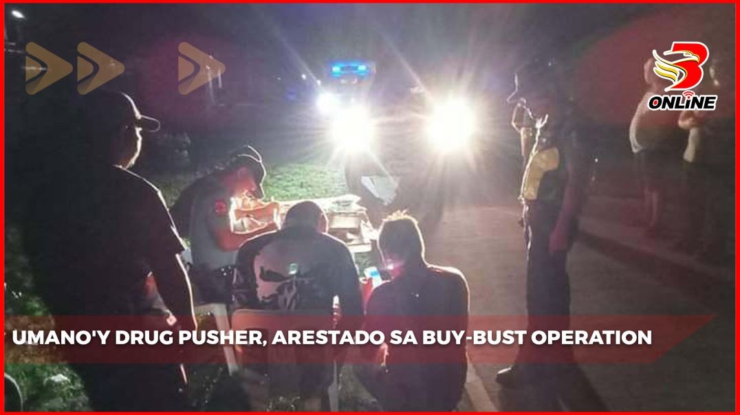 Umano'y drug pusher, arestado sa buy-bust operation