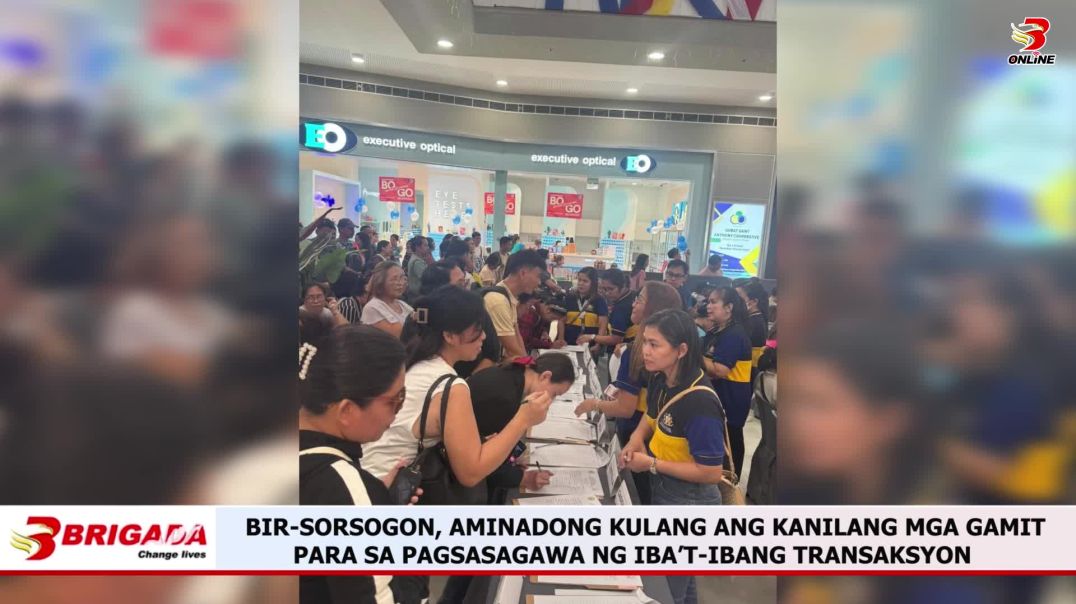 BIR-Sorsogon, Aminadong Kulang ang Kanilang mga Gamit Para sa Pagsasagawa ng Iba’t-Ibang Transaksyon