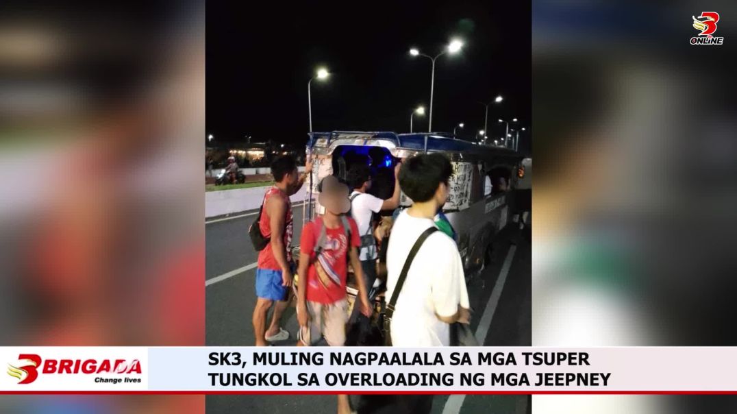 Sk3, Muling Nagpaalala sa mga Tsuper Tungkol sa Overloading ng mga Jeepney