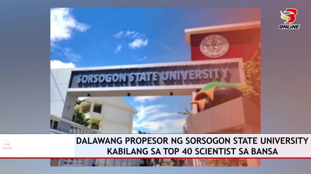 ⁣Dalawang propesor ng Sorsogon State University, kabilang sa top 40 scientist sa bansa