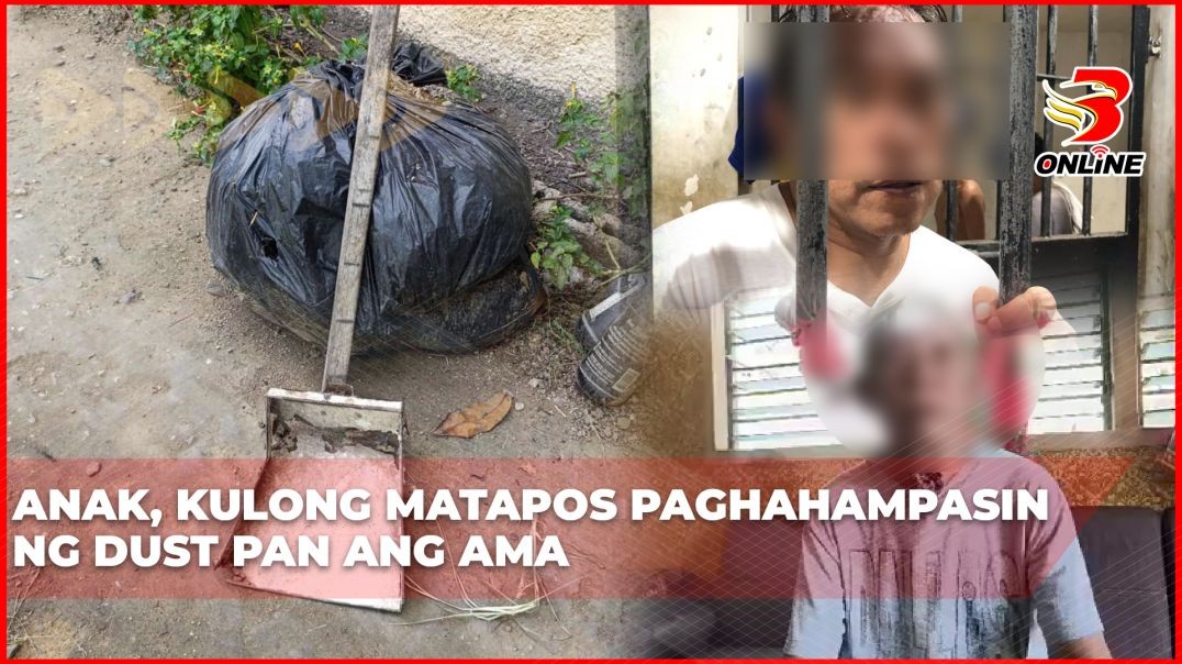 Anak, kulong matapos paghahampasin ng dust pan ang ama