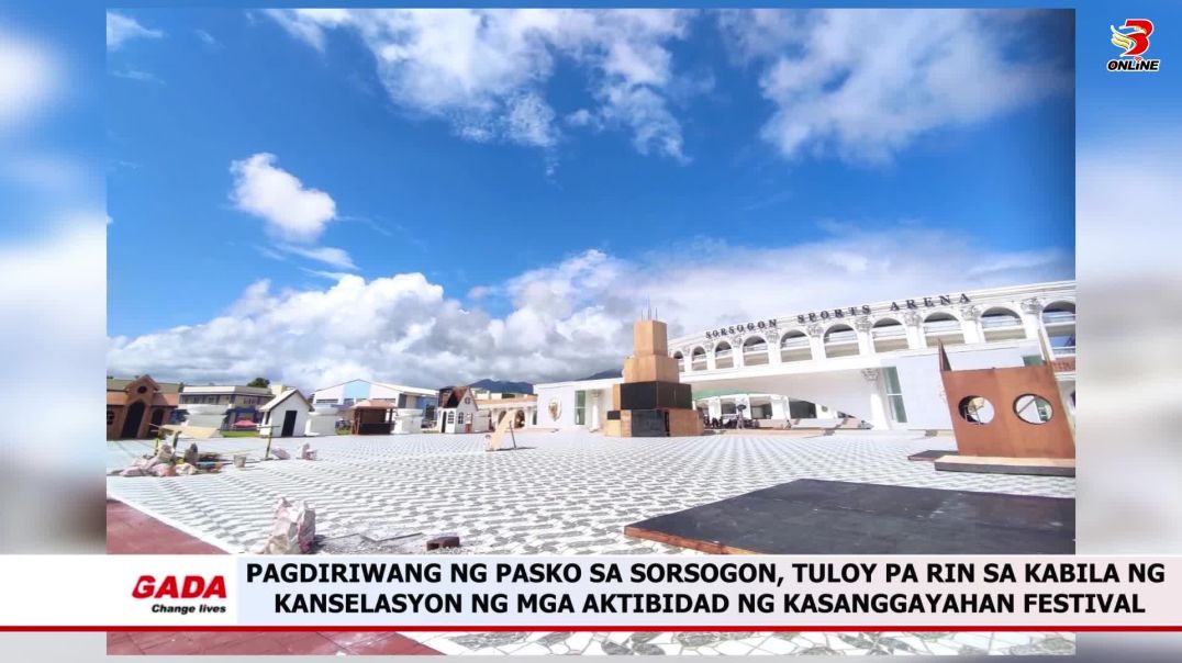 ⁣Pagdiriwang ng pasko sa Sorsogon, tuloy pa rin sa kabila ng kanselasyon ng mga aktibidad ng Kasangga
