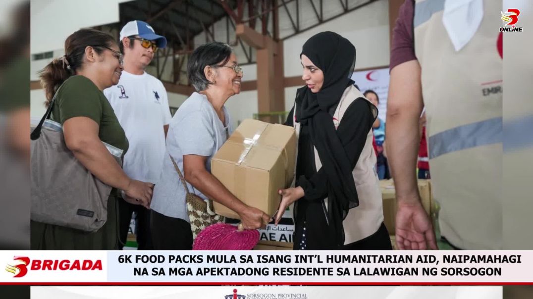 6k Food Packs mula sa Isang Int’l Humanitarian Aid, Naipamahagi na sa mga Apektadong Residente sa La