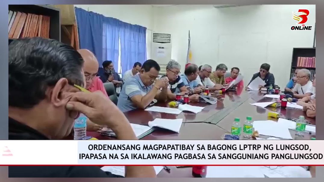 ⁣Ordenansang magpapatibay sa bagong LPTRP ng lungsod, ipapasa na sa ikalawang pagbasa sa sangguniang 
