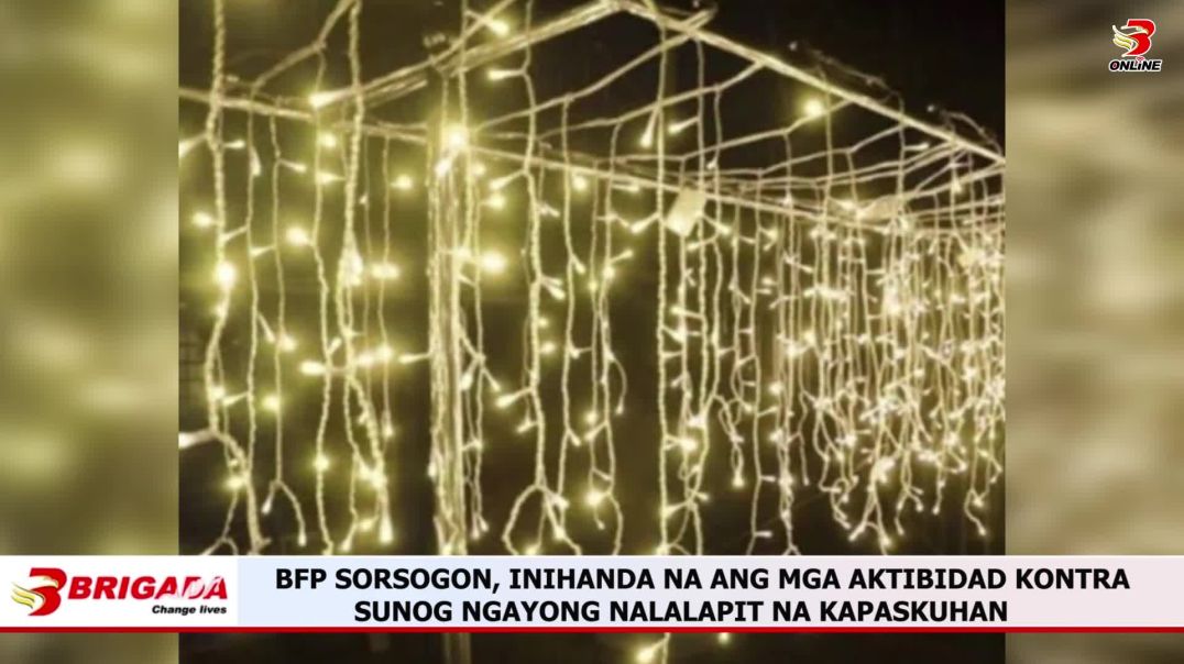 ⁣BFP Sorsogon, Inihanda na ang mga Aktibidad Kontra Sunog Ngayong Nalalapit na Kapaskuhan