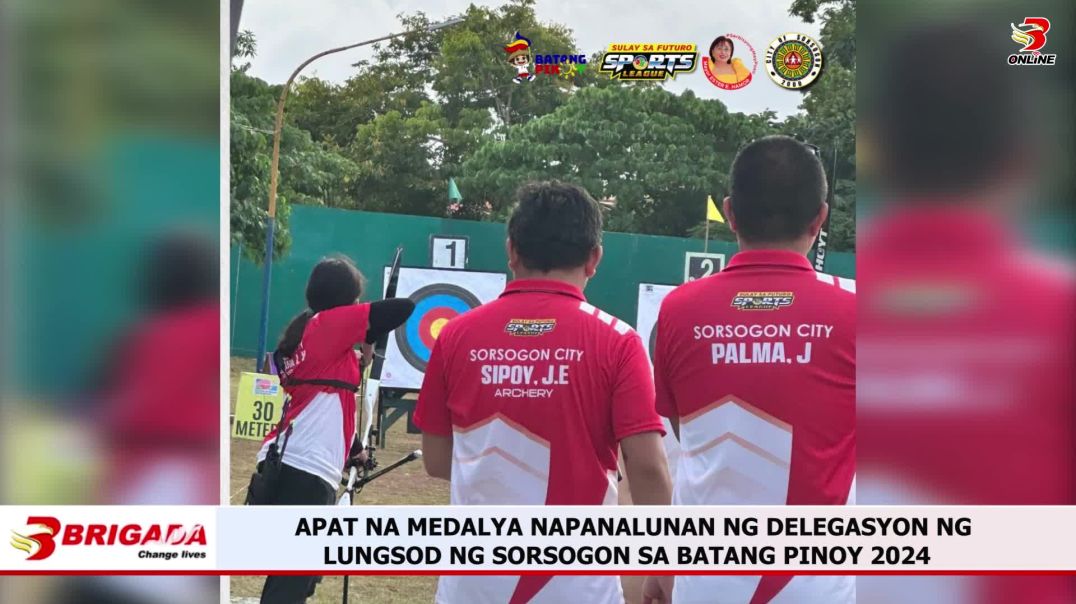⁣Apat na medalya napanalunan ng delegasyon ng lungsod ng Sorsogon sa batang pinoy 2024
