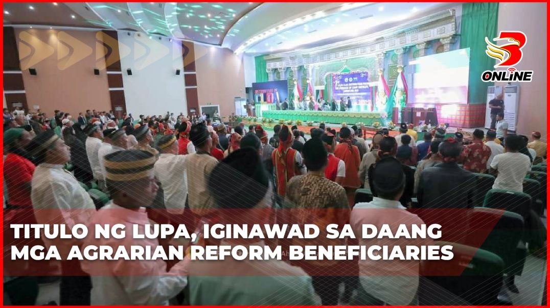 ⁣Titulo ng lupa, iginawad sa daang mga Agrarian Reform Beneficiaries