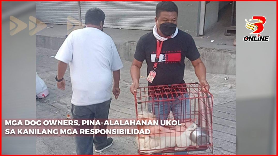 Mga dog owners, pina-alalahanan ukol sa kanilang mga responsibilidad