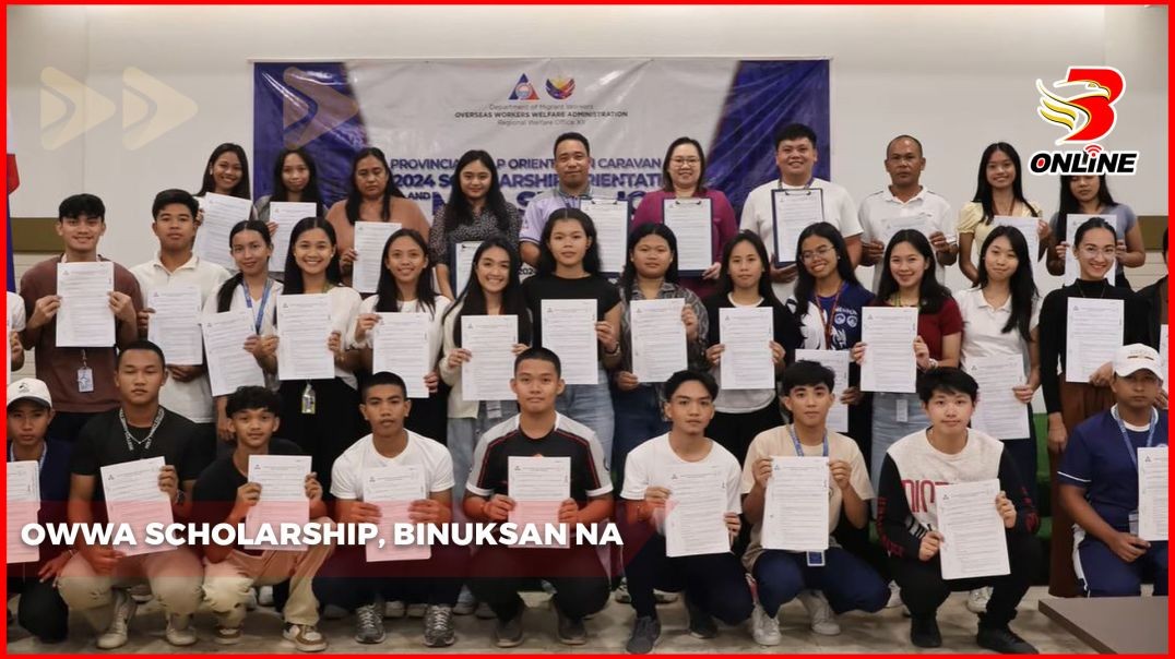 ⁣OWWA scholarship, binuksan na