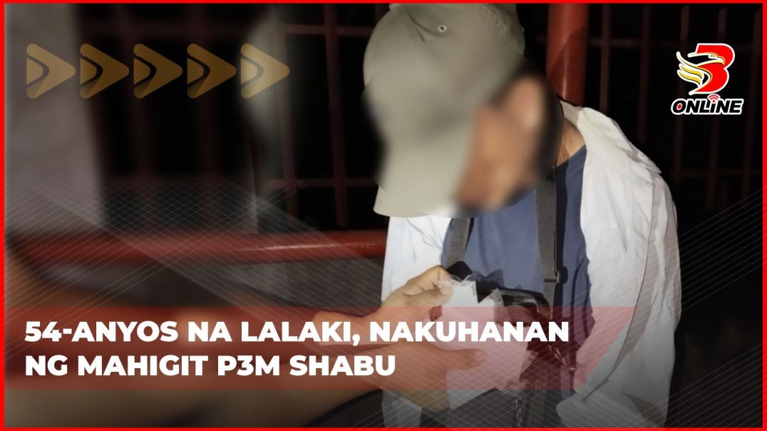 54-anyos na lalaki, nakuhanan ng mahigit P3M shabu