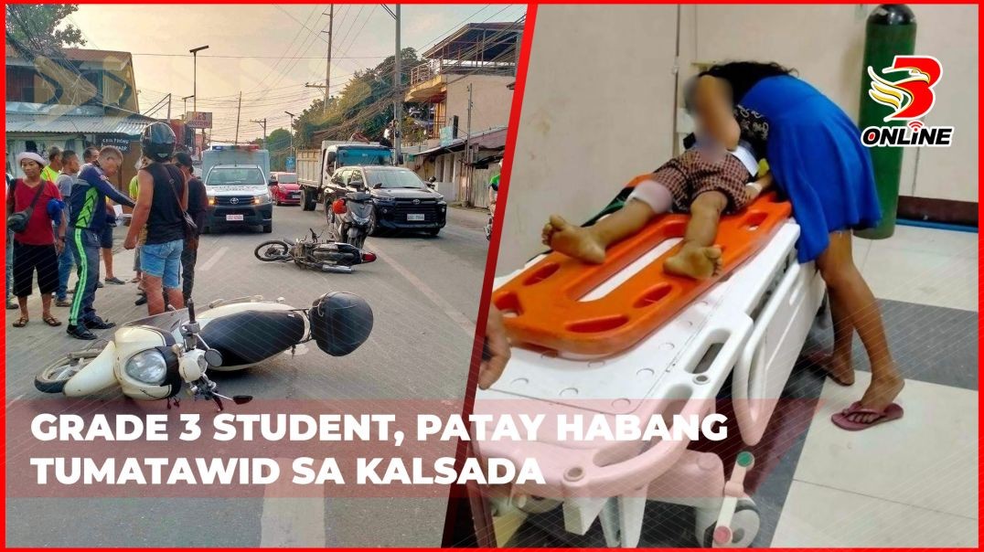 Grade 3 student, patay habang tumatawid sa kalsada