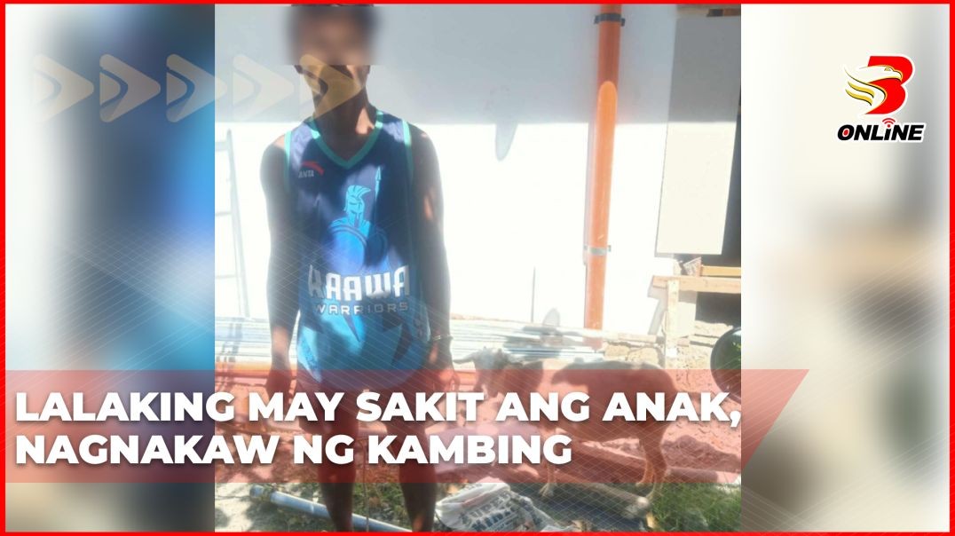 Lalaking may sakit ang anak, nagnakaw ng kambing