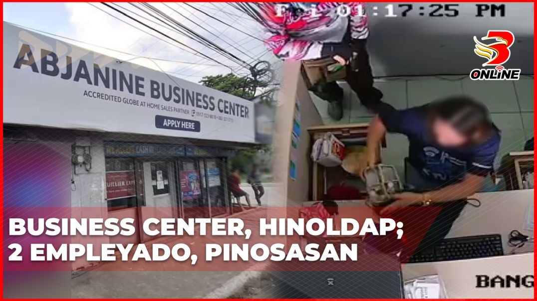 ⁣Business center, hinoldap; 2 empleyado, pinosasan